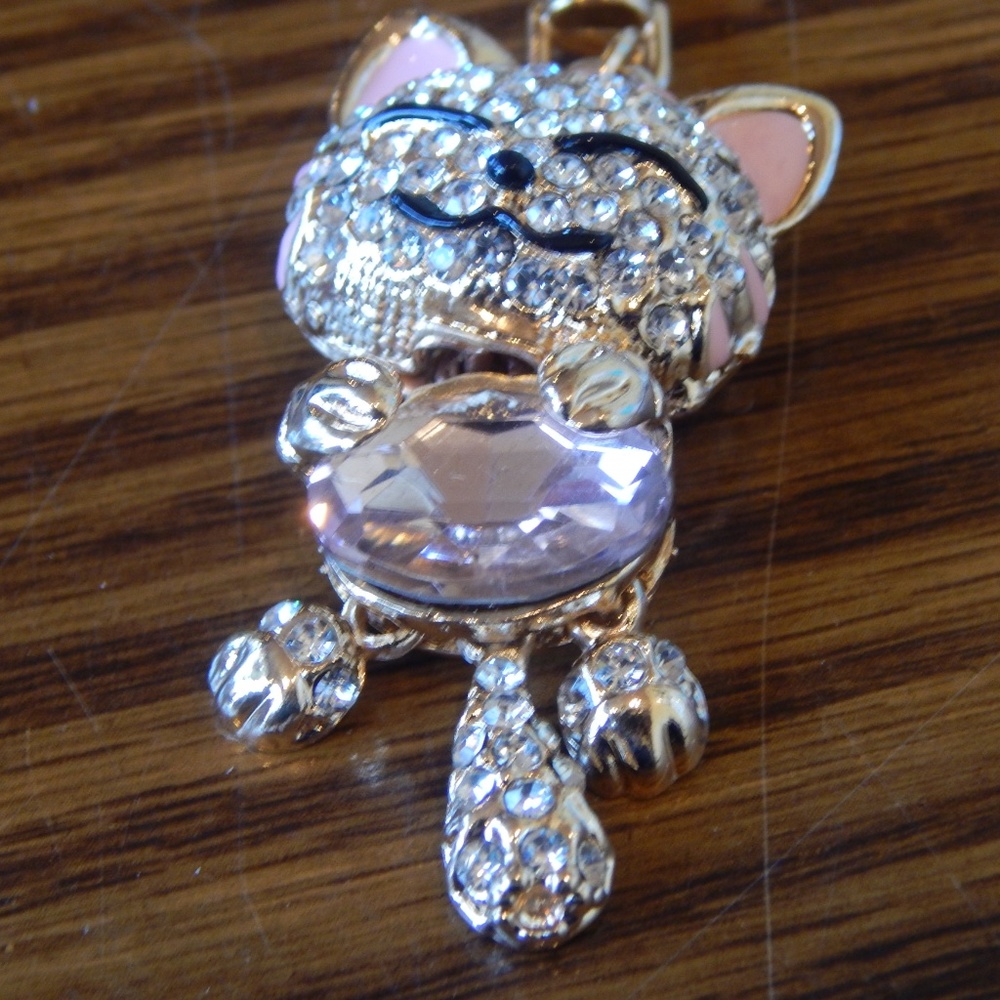 Fashion Jewelry Cat Key Chain/Holder - Picture 4 of 8